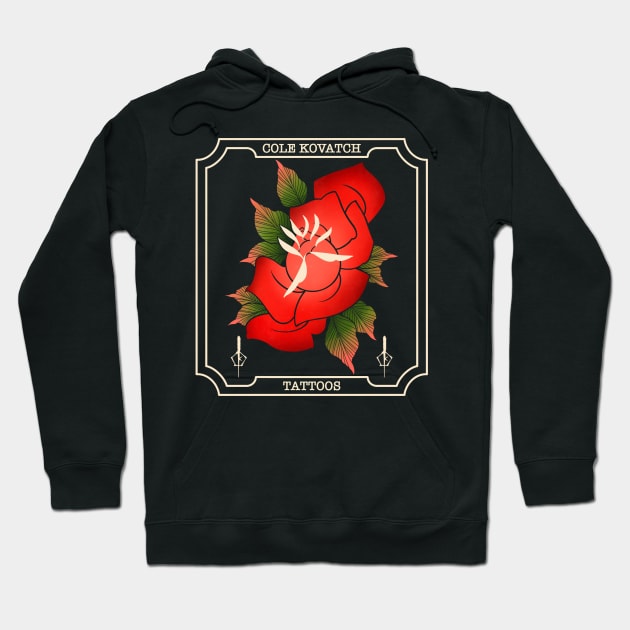 Rose Frame Hoodie by Cole Kovatch Tattoos